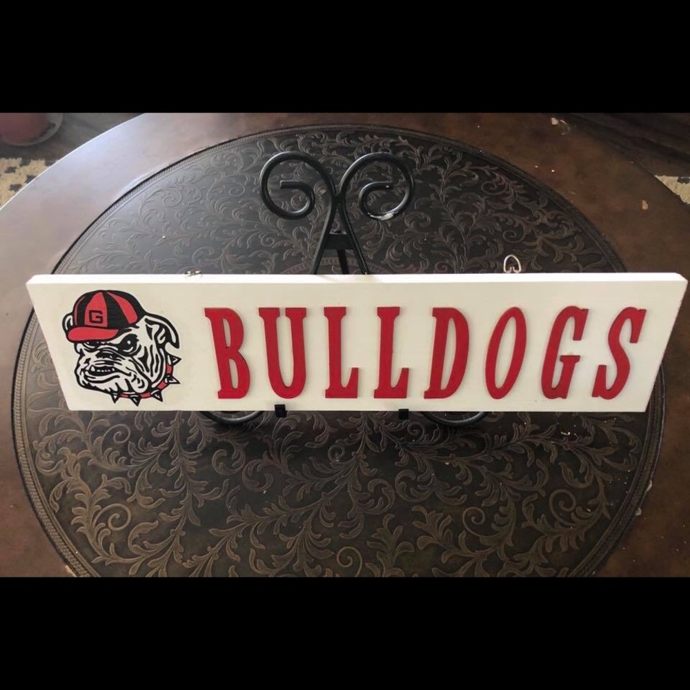 Georgia Bulldog Sports Plaque
